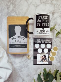 Alternative view of Darilni paket za njega – Uvijek ću biti uz tebe