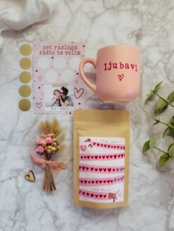 Alternative view of Darilni paket Ljubavi – otkrij razloge ljubavi