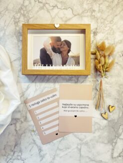 Alternative view of Darilni paket Uspomena – personalizirani okvir